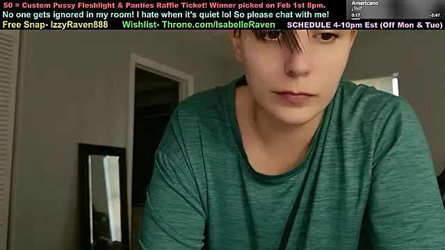 IsabelleRaven online show from February 23, 11:04 pm