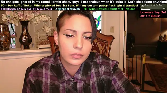 Snapshot of IsabelleRaven chatting on October 29, 10:12 pm IsabelleRaven online show from October 29, 10:12 pm