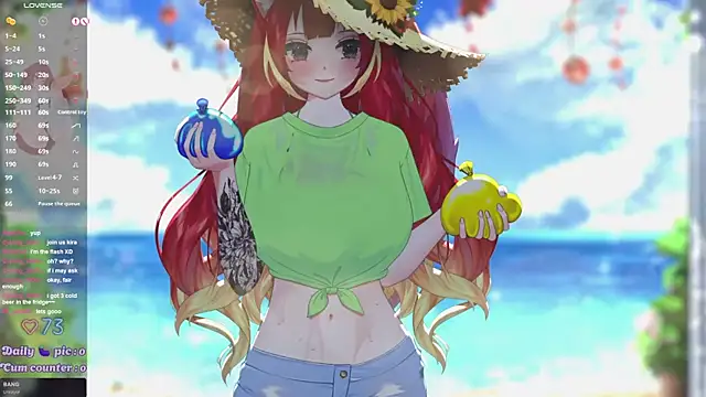 LewdFoxy VT online show from July 10, 6:08 pm