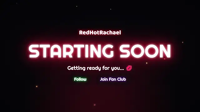 RedHotRachael online show from June 6, 2:56 pm