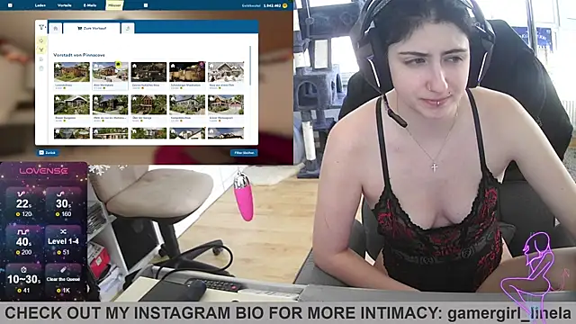 Gamergirl-Linela online show from December 17, 1:04 pm