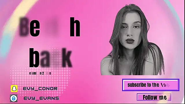 Snapshot of Evy_conor chatting on October 2, 12:10 pm Evy conor online show from October 2, 12:10 pm