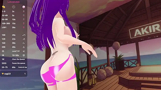 AkiraVixent online show from November 7, 6:35 pm