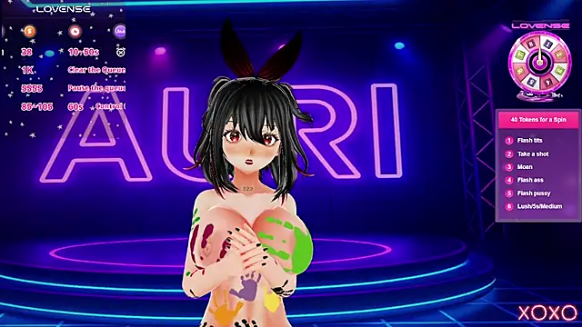 Snapshot of Auri_Hikaru chatting on October 14, 11:07 pm Auri Hikaru online show from October 14, 11:07 pm