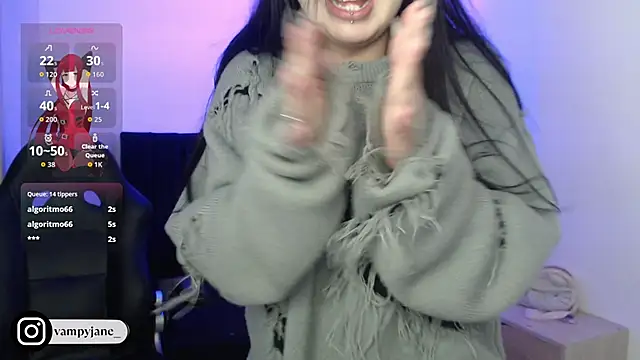 VamppyJane online show from October 22, 2:16 am