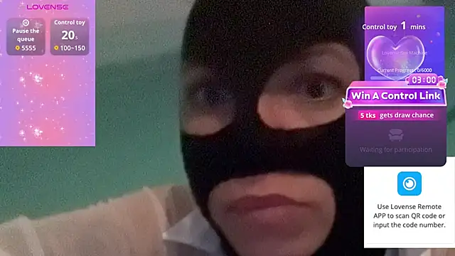 MaskBabe7 online show from June 27, 12:23 am