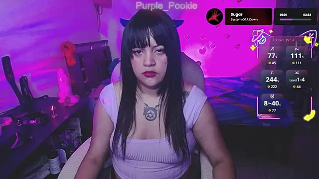 Purple-Pookiee online show from March 4, 4:30 am