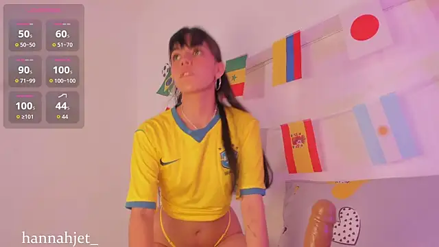 hannah jet online show from June 13, 7:55 pm