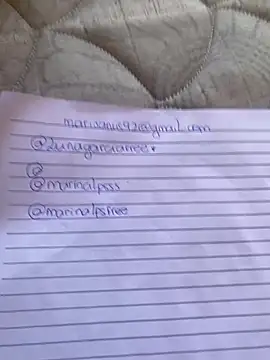 marinalopessss online show from July 11, 3:01 pm