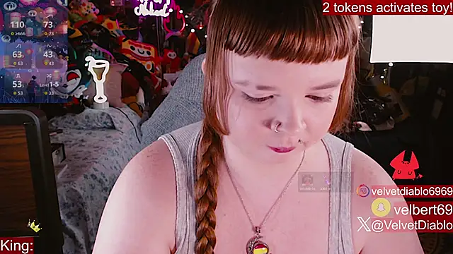 VelvetDiablo online show from July 23, 12:12 am