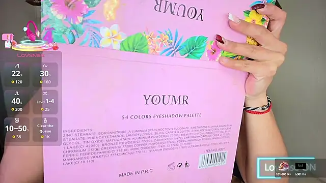 AnisiaFarina online show from October 3, 12:10 pm