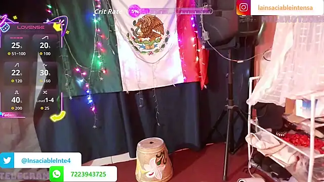 LaInsaciableIntensa online show from May 2, 1:53 am