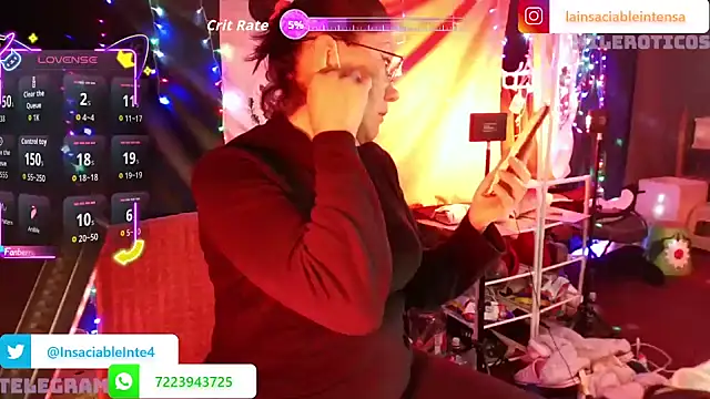 LaInsaciableIntensa online show from November 15, 1:28 am