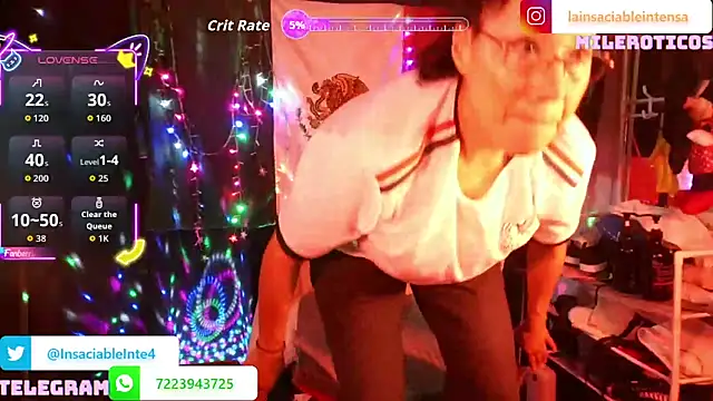 LaInsaciableIntensa online show from June 20, 1:42 am