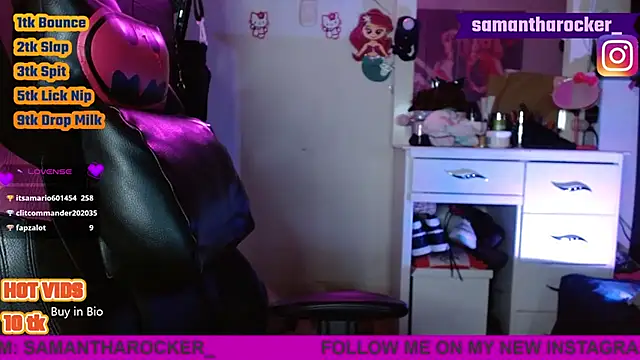 Snapshot of samantharocker5 chatting on September 12, 2:24 pm samantharocker5 online show from September 12, 2:24 pm