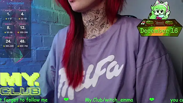 Witch Emma online show from December 16, 9:59 am