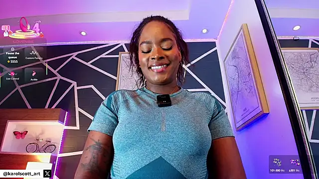 KAROL-SCOTT online show from September 24, 8:30 pm