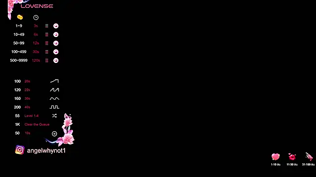 angelwhynot online show from February 17, 6:40 pm